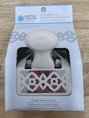 Martha Stewart Crafts "Forget Me Not Trim" Double-Edge Punch - NIB